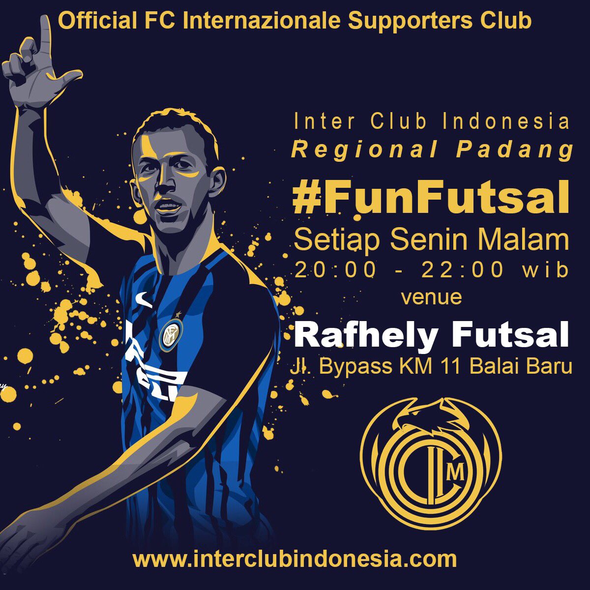 Fun Futsal ICI Padang

Setiap Senin malam 20:00 - 22:00 WIB, Venue RAFHELY FUTSAL, Jl Bypass Km 11 Balai Baru. Cc: <a href="/infoSumbar/">SUMBAR</a>