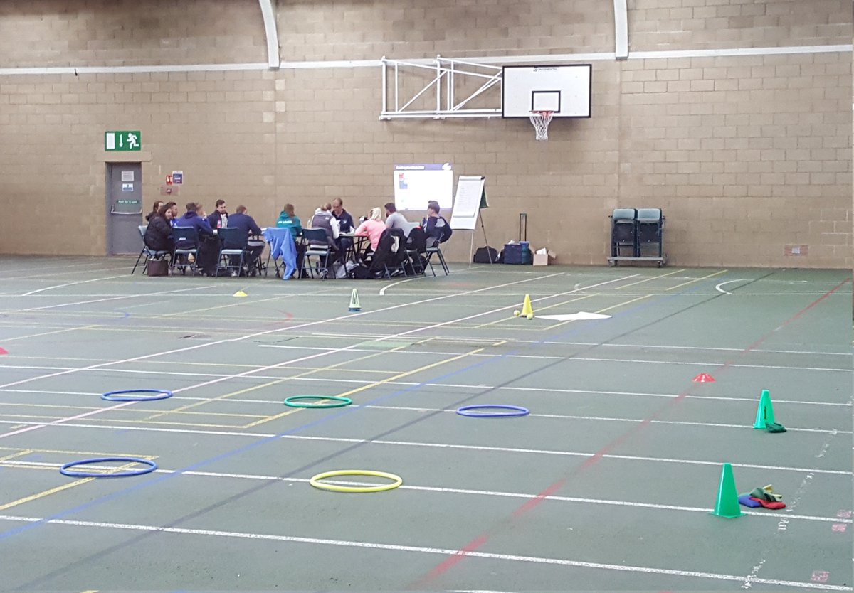 GetBerksActive's tweet photo. Day 1 of the @1st4sportQuals Multi-skills Level 2 Course under way #sportsedweek #CoachingCan Good luck and have fun to all attending!! https://t.co/Tgtl2WwVco
