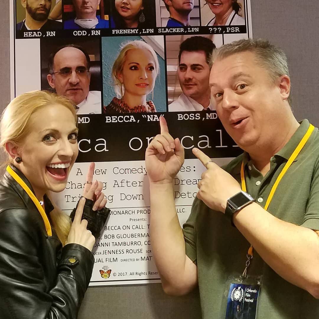 JennessRouse's tweet photo. @OrlandoFilmFest with friends! BoC nominated for Best Web Series!! #off2017 https://t.co/T80NjHARjD