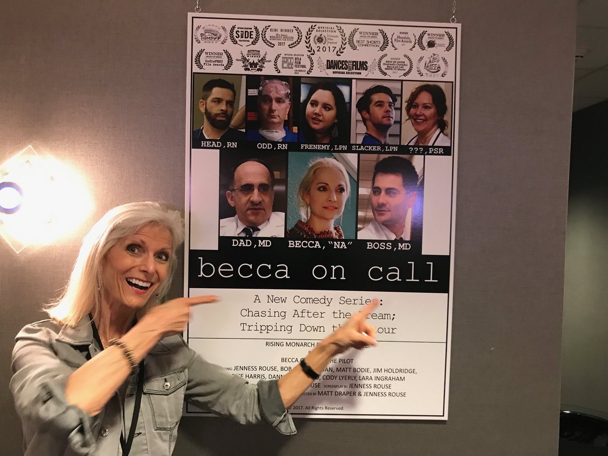 JennessRouse's tweet photo. @OrlandoFilmFest with friends! BoC nominated for Best Web Series!! #off2017 https://t.co/T80NjHARjD