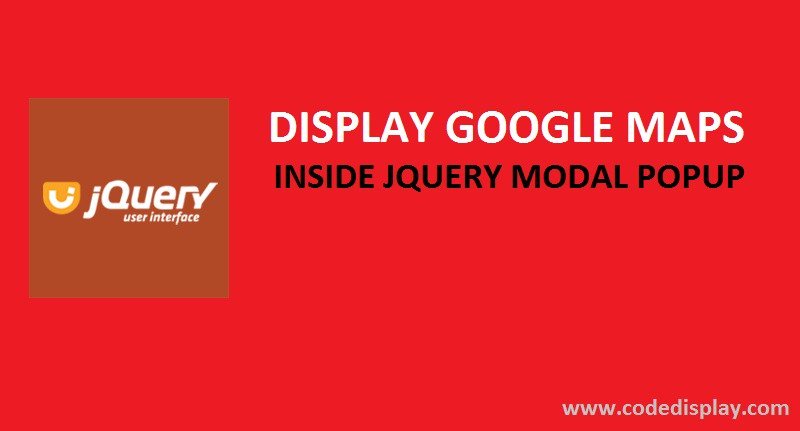 codedisplay's tweet photo. Modal Popup in Google Maps Using Jquery Dialog https://t.co/kEkuXNLvGt https://t.co/ZW3In2hHf3