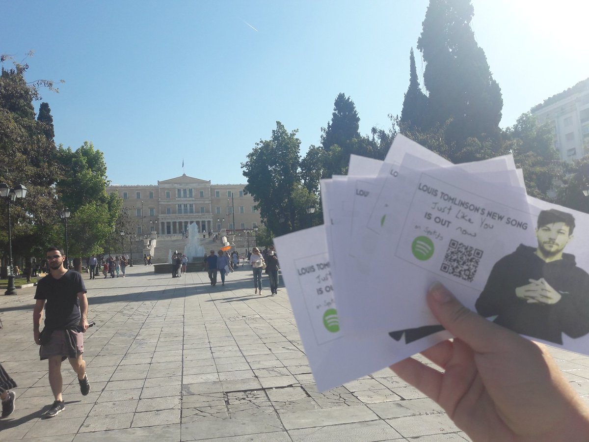 hrrysjeon's tweet photo. We promoted Just Like You in the streets of Athens, Greece today ! 🇬🇷
#ProjectJustLikeYou @LouisPromoSquad https://t.co/6SFiAHKgrR