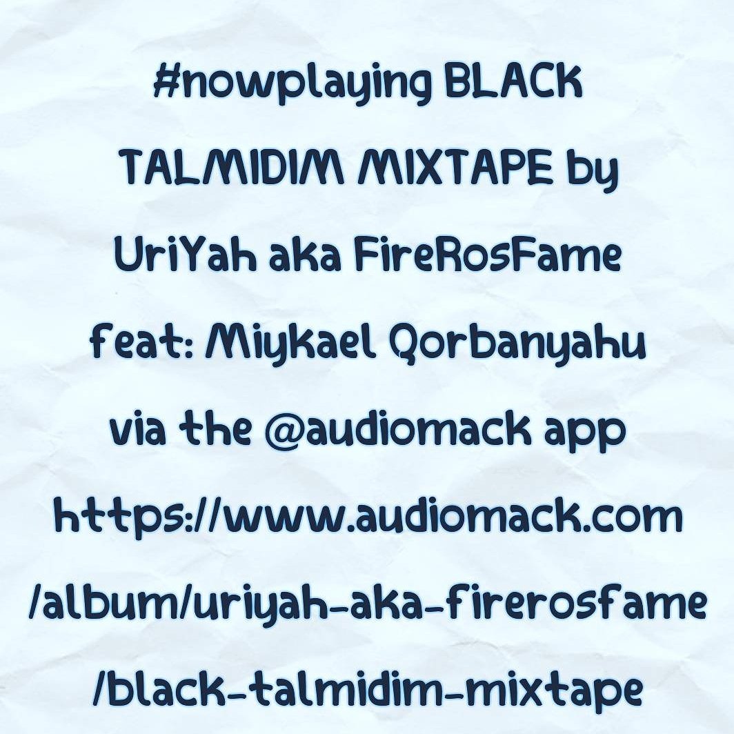 SOMERTONSOUNDS's tweet photo. #Somertonsounds #Zillasounds #BlackTalmidimMixtape #UriYah
#Audiomack #Golisten #Streamthismixtape https://t.co/hJ7Xb6DVw0