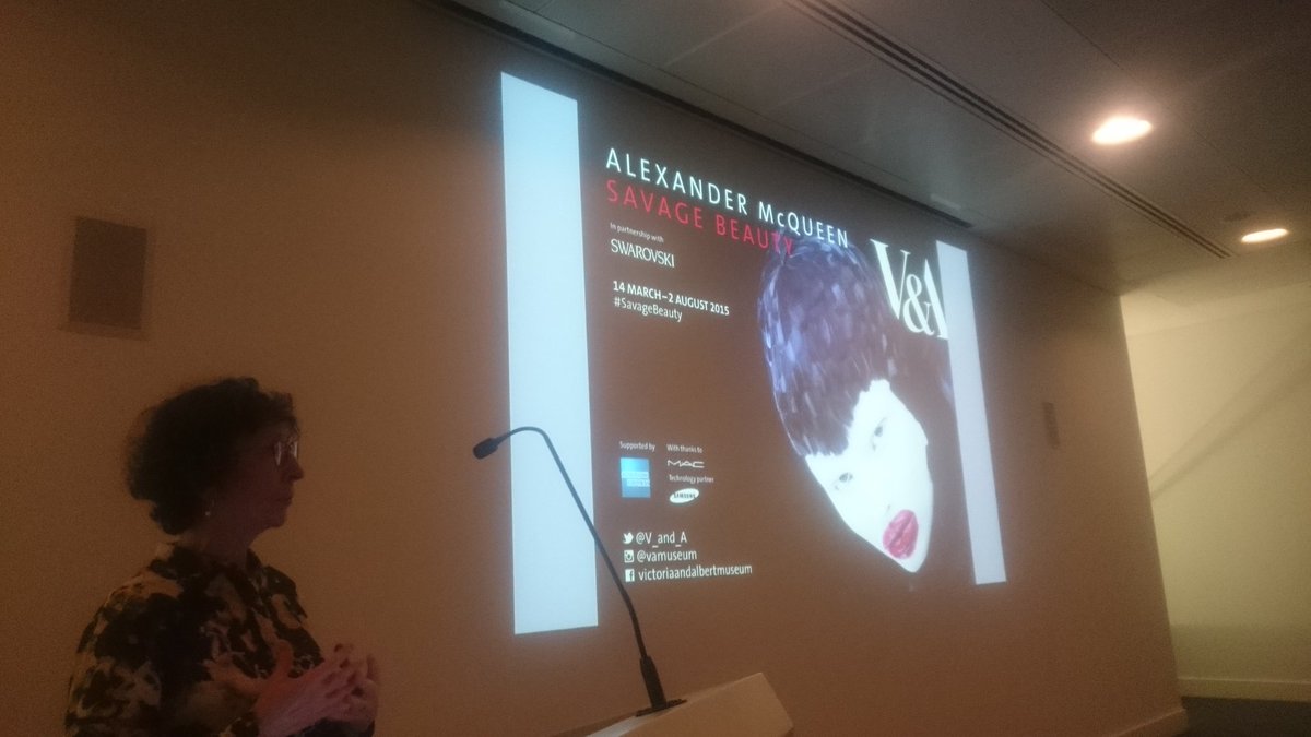 shewolfmanc's tweet photo. The next lecture on #GothictoGoth this afternoon is by Claire Wilcox: Alexander McQueen and Gothic Style https://t.co/G8NeTI820R