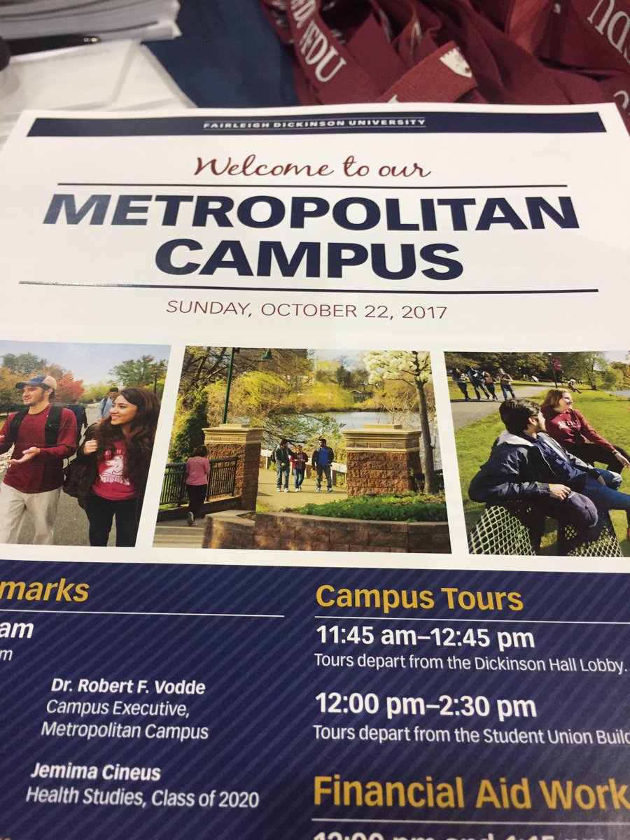 MRyerFDU's tweet photo. Let's goooo Metro! @fduadmissions Open House today!!! https://t.co/xhIryvWRYq