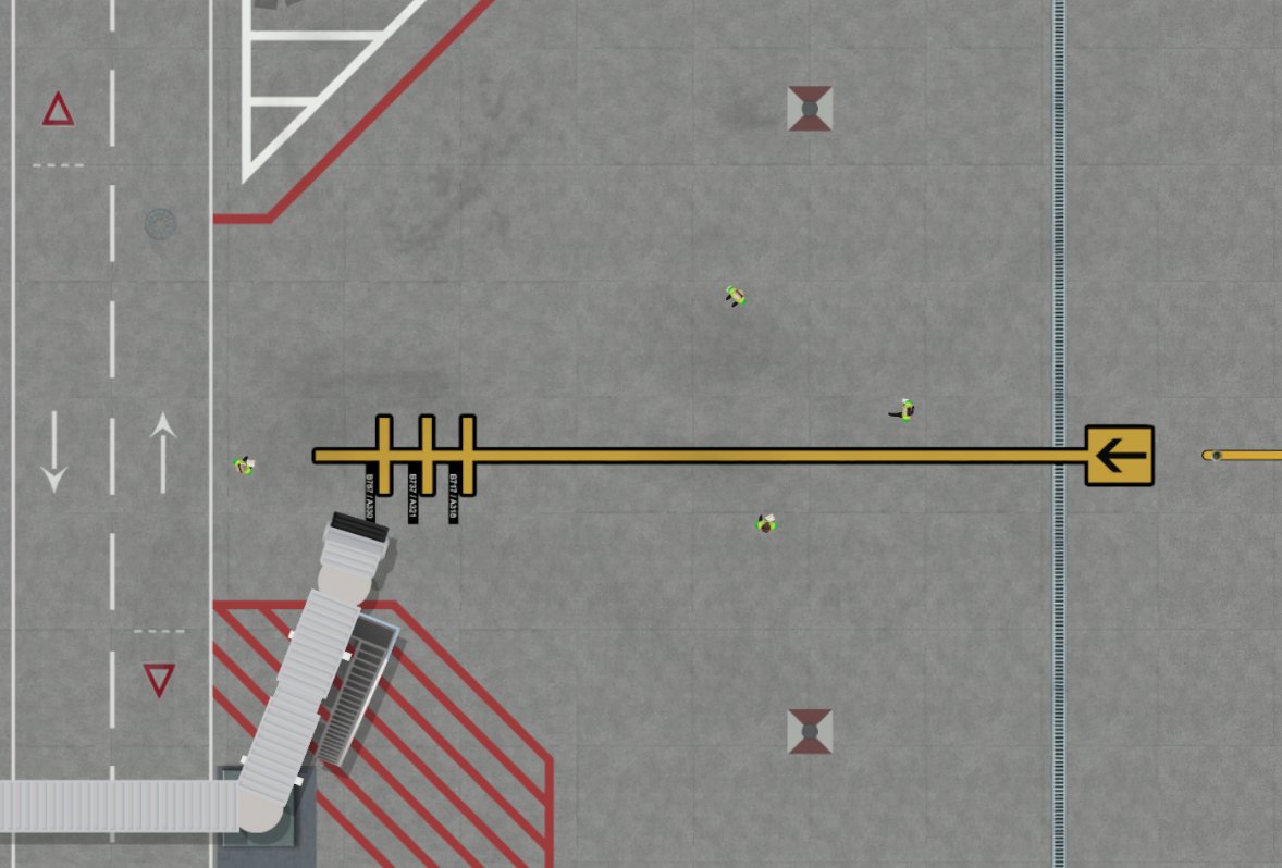 AirportCEO's tweet photo. Our trusty ramp agents are out measuring the stand and making final preparations for the arrival of the new aircraft type. Stay tuned! https://t.co/bLlIJjnnVA