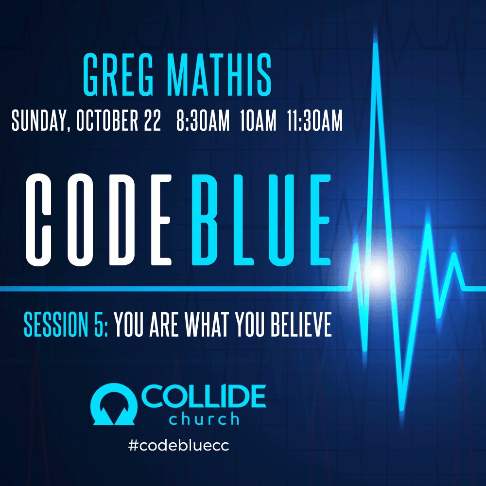 collide_church's tweet image. Greg Mathis is delivering a great message for Session 5 of #codebluecc! We’ve got two more chances to hear him at 10am &amp;amp; 11:30am!