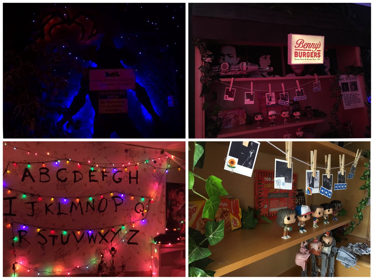 ST_Central_'s tweet photo. @Stranger_Things my stranger things room! Can't wait for season two 😅 https://t.co/HubfL7FiFY