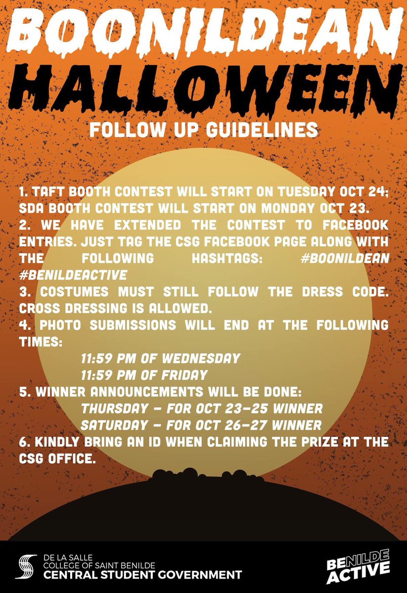 benildecsg's tweet photo. Please be advised with the follow-up guidelines.
#CSBoo #BOOnildean https://t.co/4hy2P2Bkxa