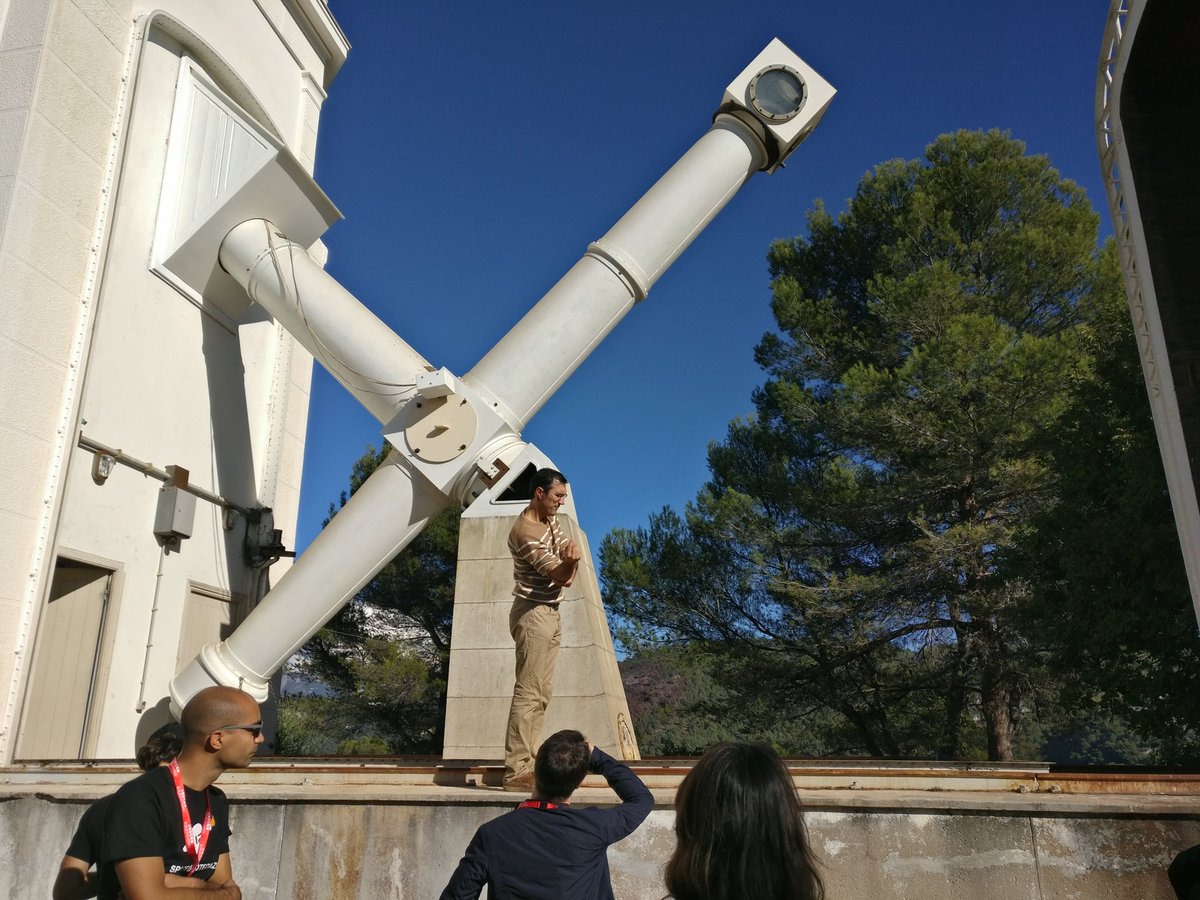 JeroenToelen's tweet photo. The Nice observatory. You can almost feel how science was done back in the day. No radiowaves, no Hubble, no @esa open API's... #SpaceUpCA https://t.co/BP391CNK2n