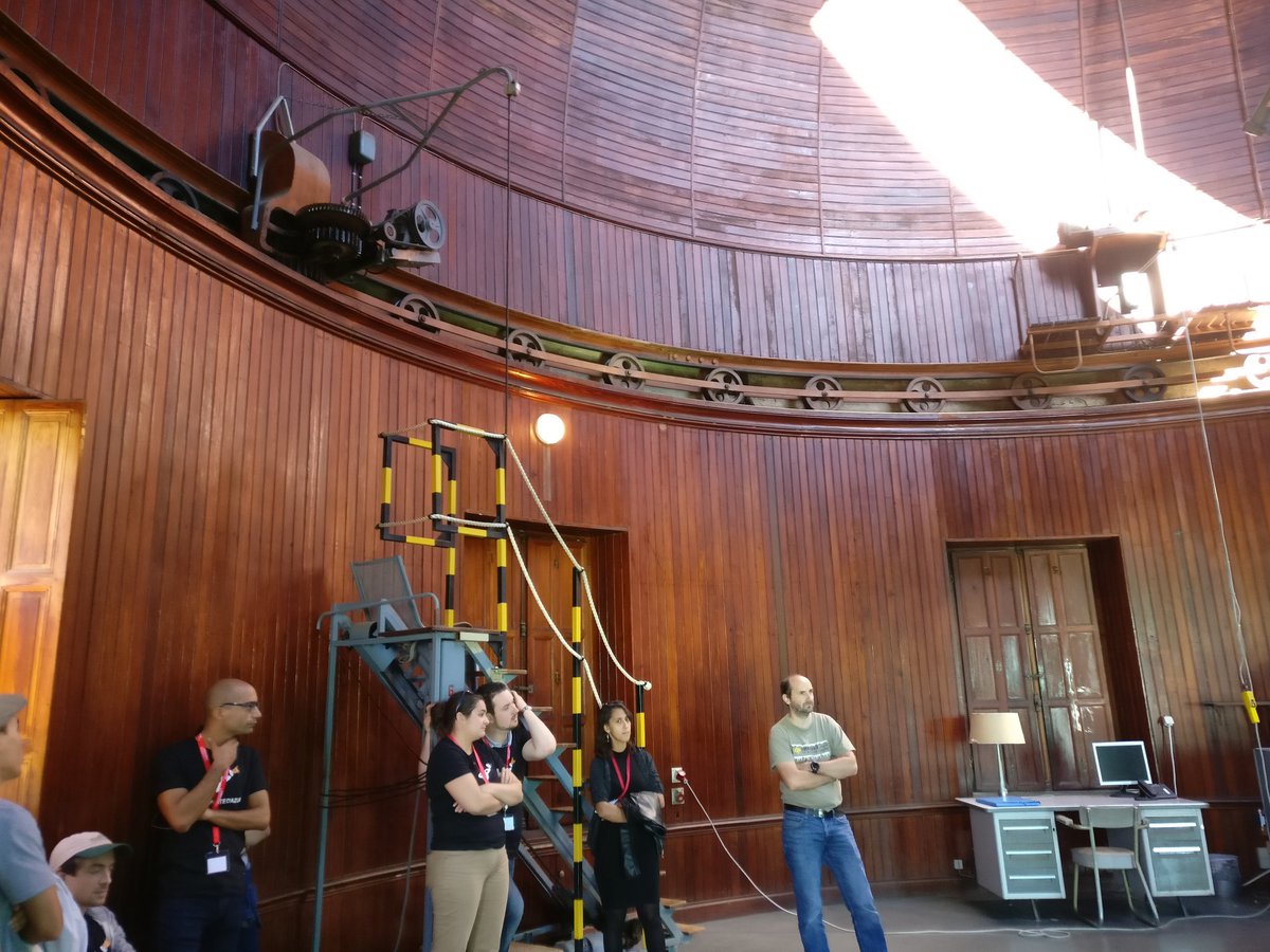 JeroenToelen's tweet photo. The Nice observatory. You can almost feel how science was done back in the day. No radiowaves, no Hubble, no @esa open API's... #SpaceUpCA https://t.co/BP391CNK2n