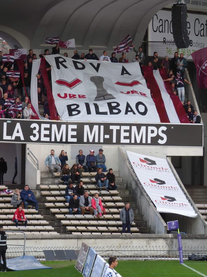 UnitedBBrugby's tweet photo. Malgré la défaite on y croit & on ira :-) Bilbao prépare toi à accueillir les supporters @UBBrugby #ILOVEUBB #UBBNEW @MarcoTauleigne https://t.co/G2yeS0RKQZ