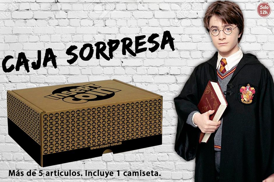 SORTEAMOS una caja sorpresa de Harry Potter con insert-coin.es ⚡️

Para participar:
- Haz RT
- Tuitea con el hashtag #Pottertty