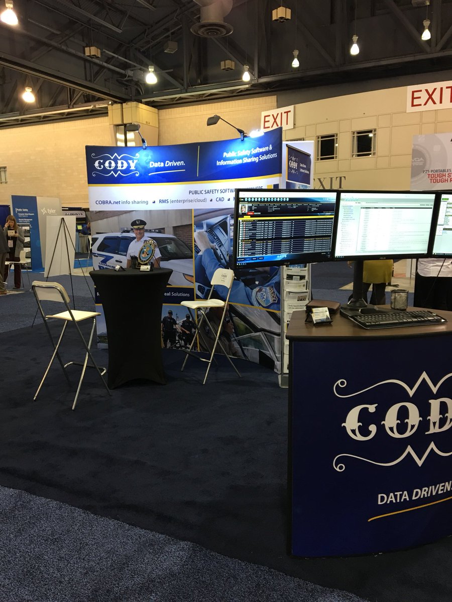 CODYSystems's tweet photo. Booth 2213. Join the nationwide https://t.co/g5Yyow4aXi movement. Stop by to learn more. #IACP2017 https://t.co/zIB7mgqws3
