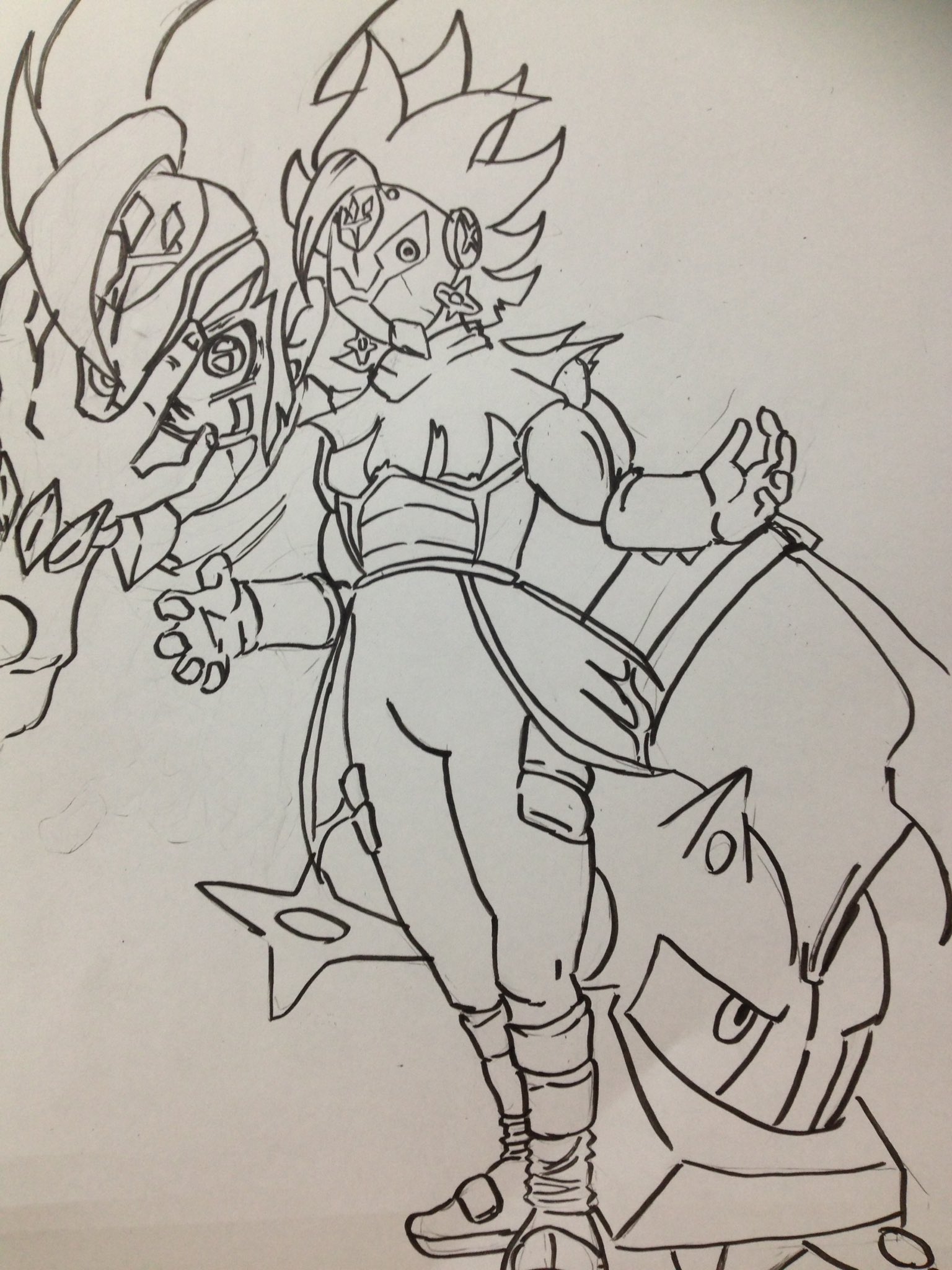 ピカマキ 仮面の人造ポケモン 仮面のサイヤ人風 タイプヌルってそんな感じするので擬人化でやってみました 仮面を剥いだシルヴァディも描きたい タイプヌル ポケモン アナログ絵描きさんと繋がりたい 絵描きさんと繋がりたい T Co Ve6ti4cnmq