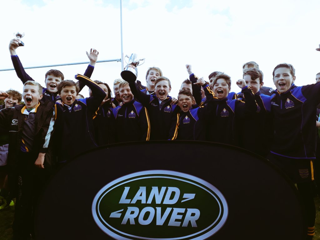 premrugby's tweet photo. Congratulations to @WorthingRaiders U12's who have won the @LandRoverRugby Premiership Rugby Cup at @WaspsRugby!🏆🏉#LRPRC https://t.co/ITJX8LMgh2