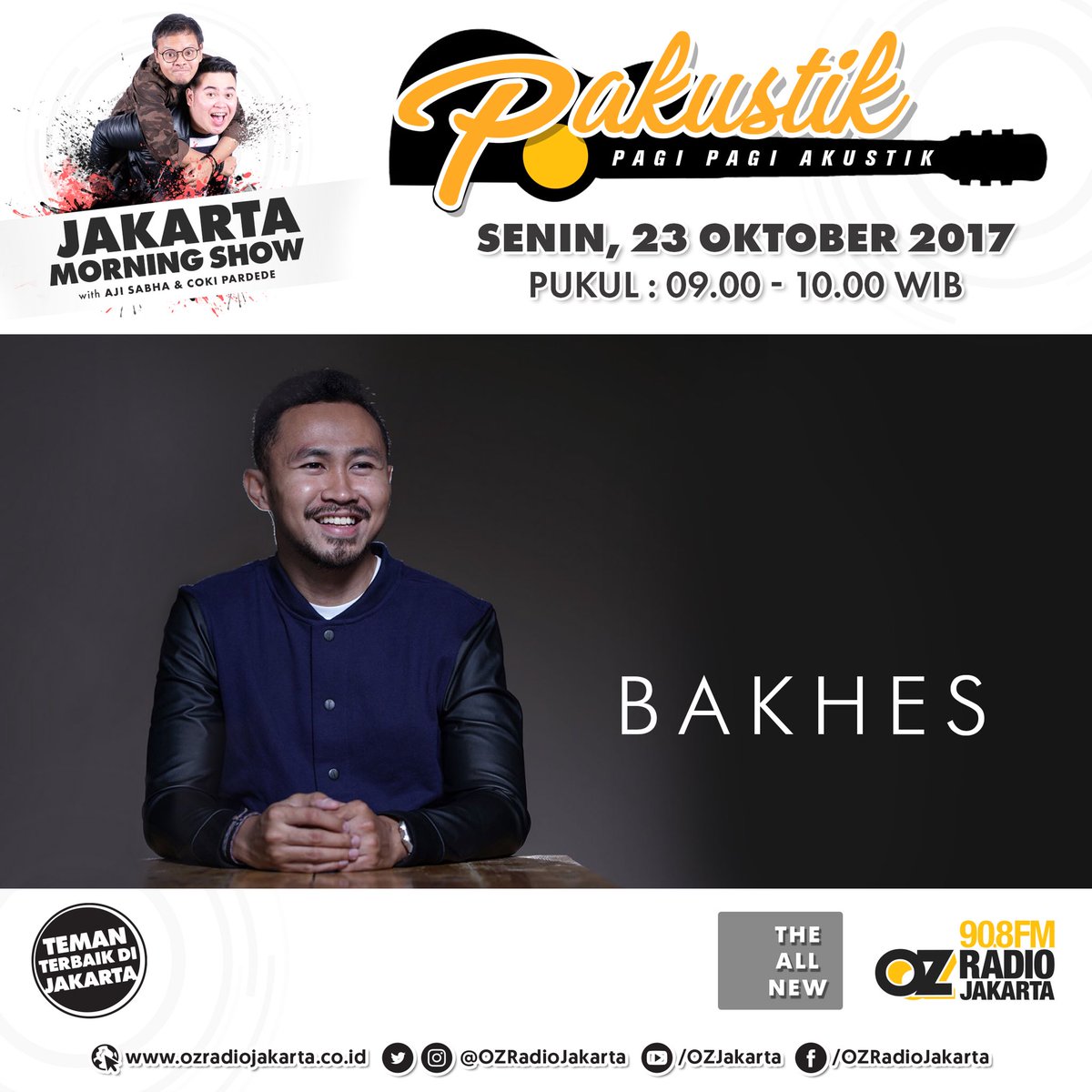 OZzers, bsk pagi jgn lupa ya buat dengerin #JAKARTAMORNINGSHOW, krn ada <a href="/BIGirisa/">Bakhesti Igirisa</a> yg mau nyanyi akustikan cuma di #PAKUSTIK pastinya!