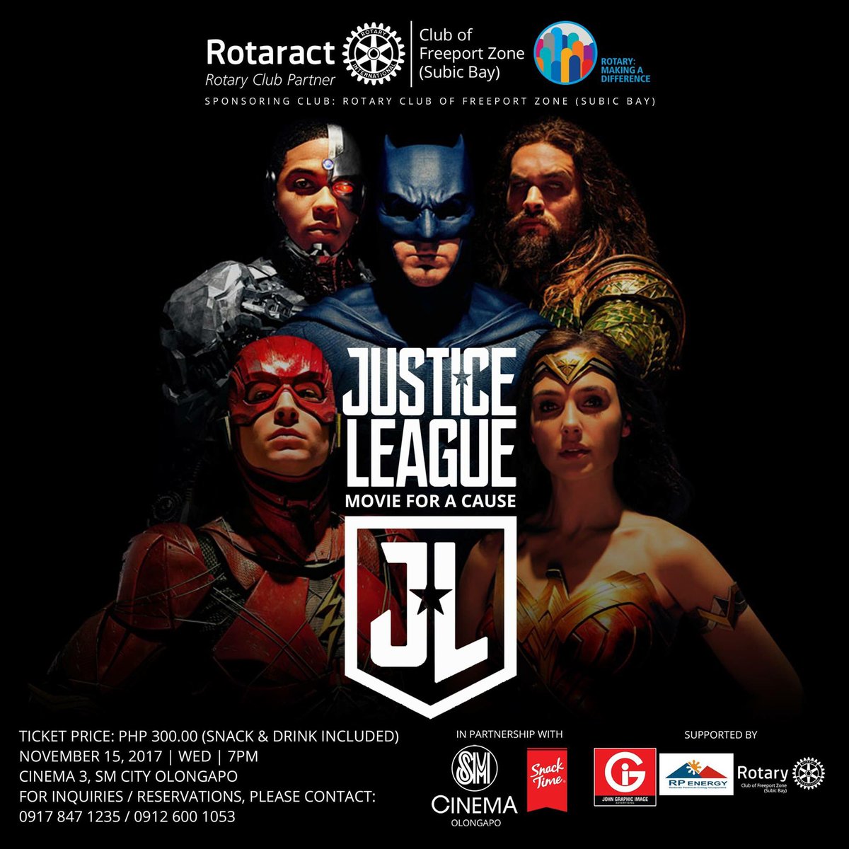 You can’t save the world alone. Join the League!

#JusticeLeague #RACFZ #Rotaract #Rotary #RotaryInternational