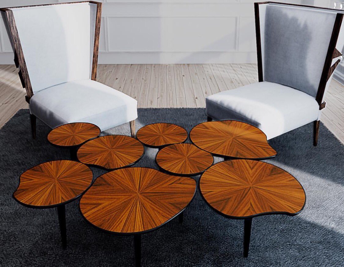 ethicalmuse's tweet image. Nature inspired. Waterlily table designed by Malabar Artistic Furniture. Artisanal w/ contemporary aesthetic. #design #sustainaluxe #luxury