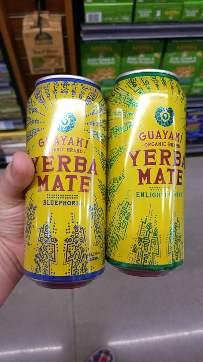 TheZarkKnight's tweet photo. Just picked up some @Guayaki solely bc of @EdgeRatedR and @EandCPod #FreePlug #NotBeingSubtle https://t.co/6vt2hxPXxt