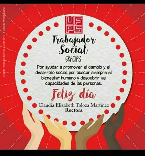 InseparableTS's tweet photo. Felicidades en nuestro día Trabajadores y Trabajadoras sociales de Colombia🎉🎉  #TrabajoSocial 🎓🎓 https://t.co/nQNvnlLsWo