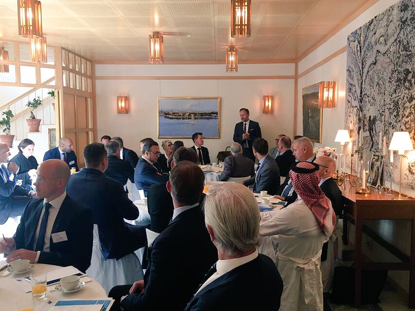 BusinessSweME's tweet photo. Kicking off the largest @TeamSwedenSE delegation to MENA w/ 28 companies to Saudi Arabia https://t.co/xPVwSaZsu2