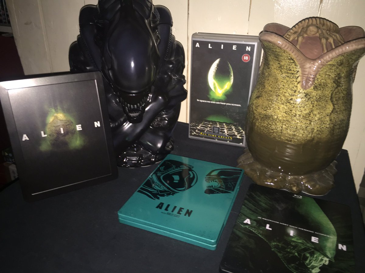 PBRstreetgang73's tweet photo. Last third of #31DaysOfHorror and time to pull out some of the classics, Now watching:- #Alien #073 #AliensCollection #Xenomorph https://t.co/jVmUIblSEj