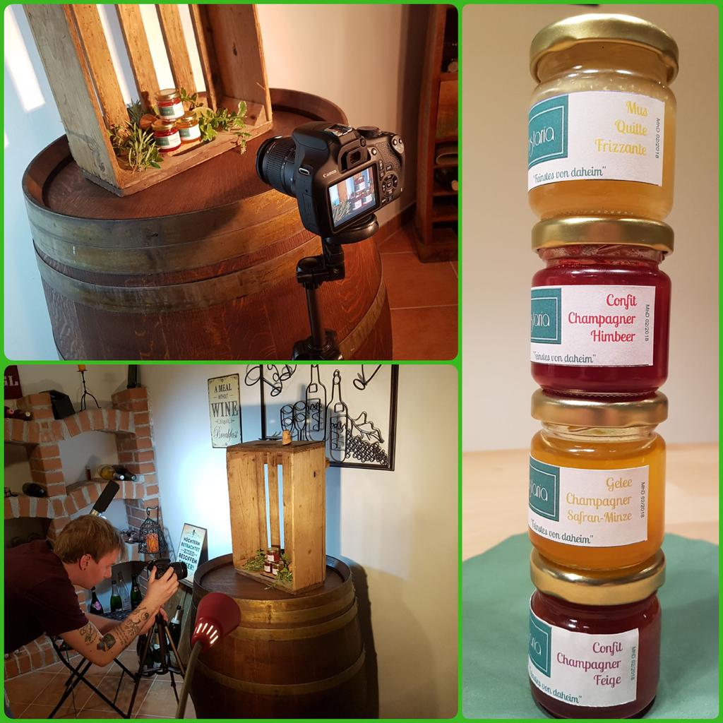 LaGustaria's tweet photo. product presentation, making of #ChampagneJelly #raspberry #fig #SaffronMint #quince #feinstesvondaheim https://t.co/Ii2iIKdpYg