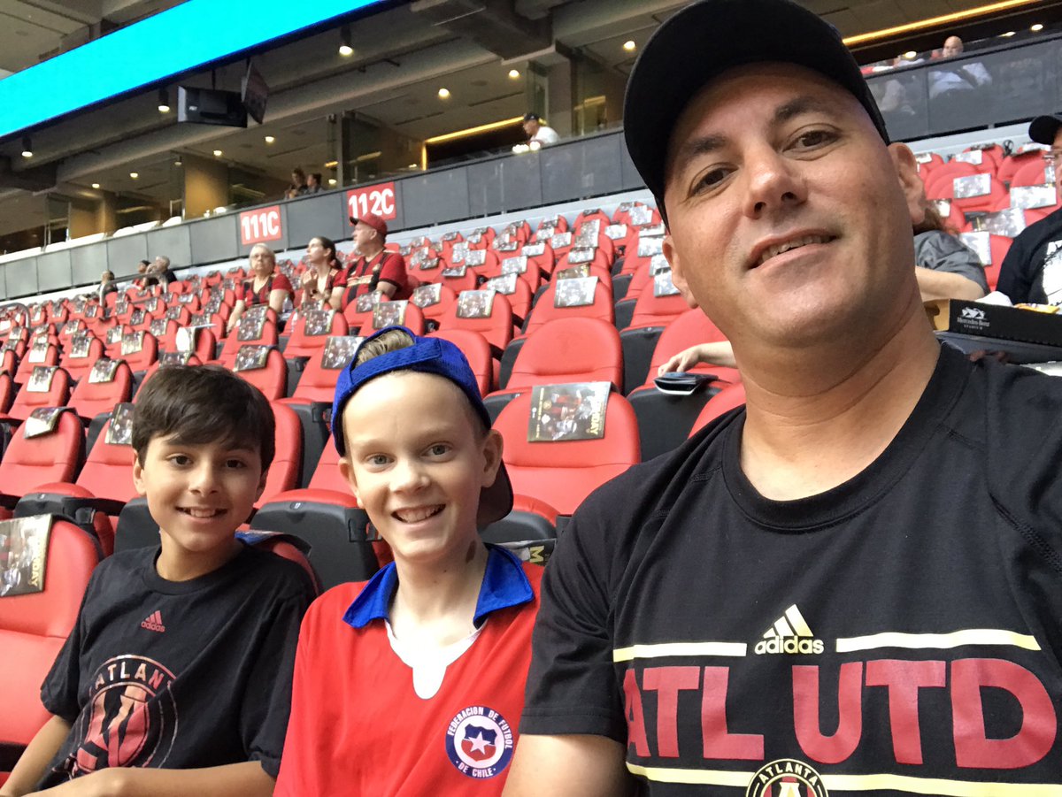 RadWes's tweet photo. At #atlantaunited!  Final game of the season.  #cfaseatupgrade https://t.co/bbHFpV1Egb