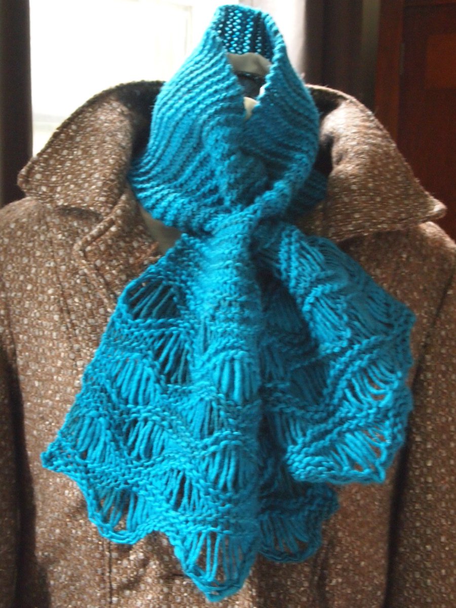knitting pattern lace knit cowl scarf pdf knitting pattern cowl scarf neckwarm… tuppu.net/cb0da2db #Etsy #Women
