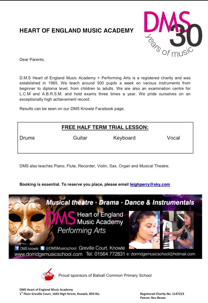 leighmusicangel's tweet photo. #HalfTermOffer for the #Family @DMSMusicSchool 🎶💕 @MumsnetSolihull @solihullobserve @PMTBirmingham @BalsallBuzzAir https://t.co/J69Q4wQ9j8