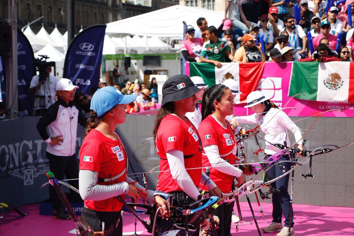 Mzavalagc's tweet photo. Muchas felicidades a las atletas mexicanas por la plata en el mundial de tiro con arco. Son ejemplo del México que podemos ser. https://t.co/DLiq1pRHXY