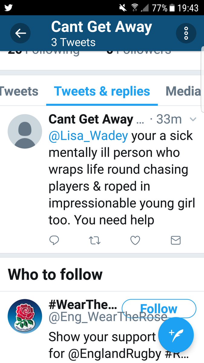 Lisa_Wadey's tweet photo. Please report if ya can this person has crossed a line same person as other account https://t.co/tos2zhHgUB