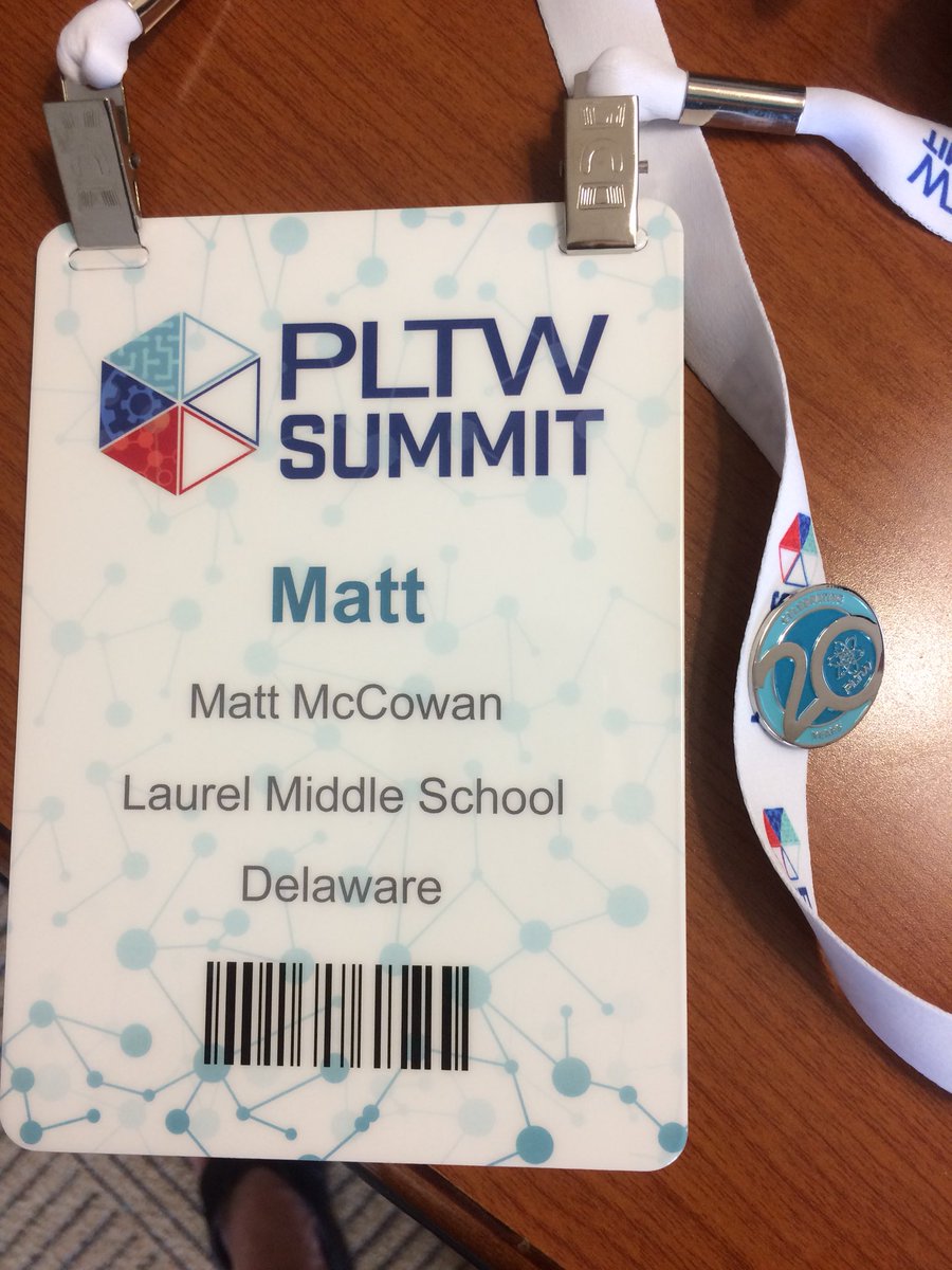 MrMcC0's tweet photo. #alwaysimproving #excited to present at #pltwsummit17 @PLTWorg https://t.co/1h4rEYjcwW