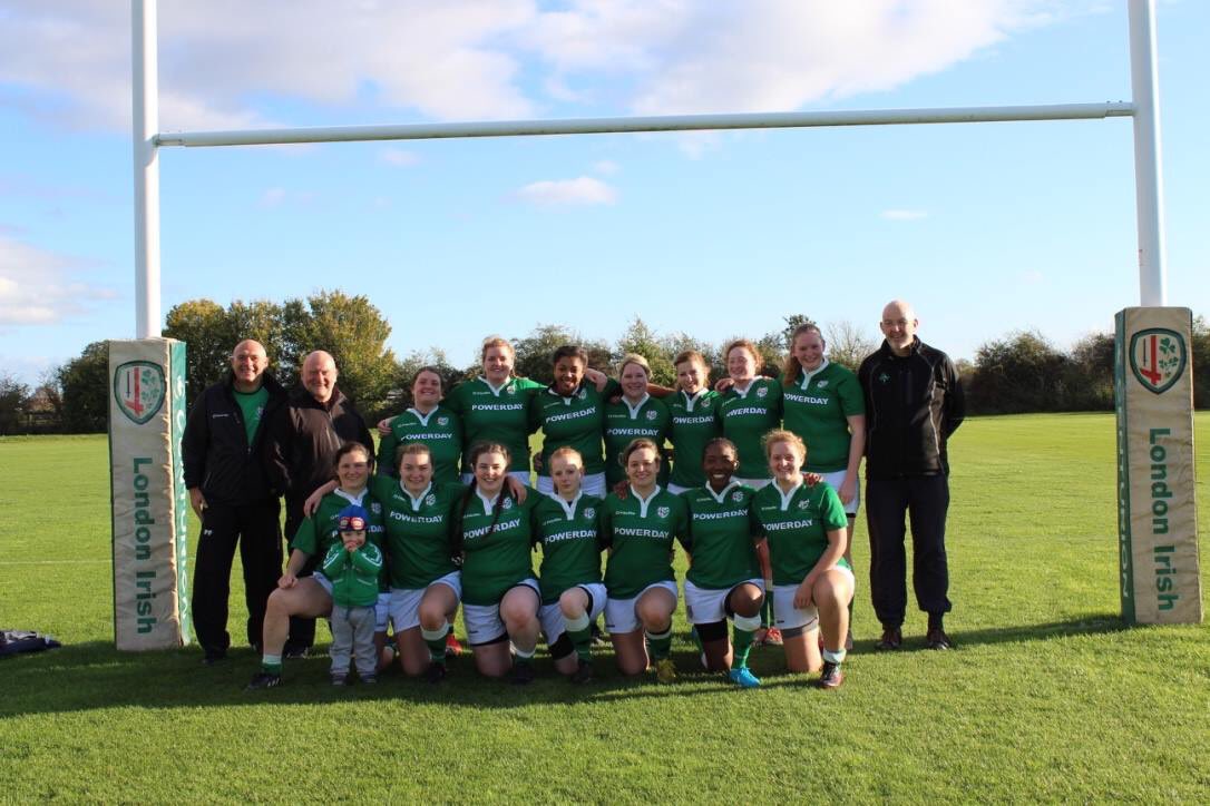 The girls played Harpenden today, and we only went a won!  42-0!!!What a win! Played harpenden.Well done girls! So proud!
<a href="/LondonIrishARFC/">London Irish ARFC</a>