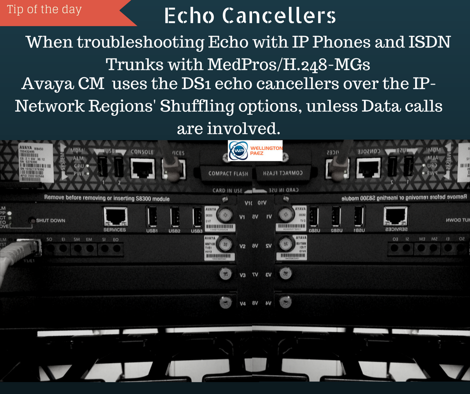 Did you know that #Avaya #EchoCancellation uses ISDN/IP-NR with TDM Calls? #VoIP #ucons #ISDN wellingtonpaez.com/updates