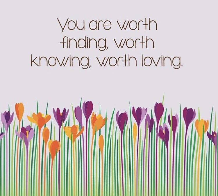 namiyaut's tweet photo. You are worth it 🌷 #mentalhealth #mentalillness #mentalhealthawareness #stigmafree #endthestigma #nami #namiutah #youareworthit https://t.co/K2zvKUZf9f