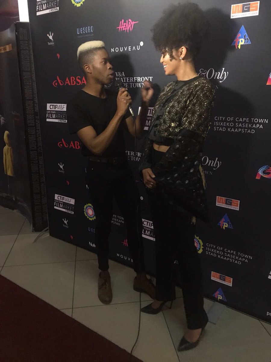 sinalojonas2's tweet photo. More pics from my interview with @PearlThusi at the #CTIFF https://t.co/H3TE8sRvhM