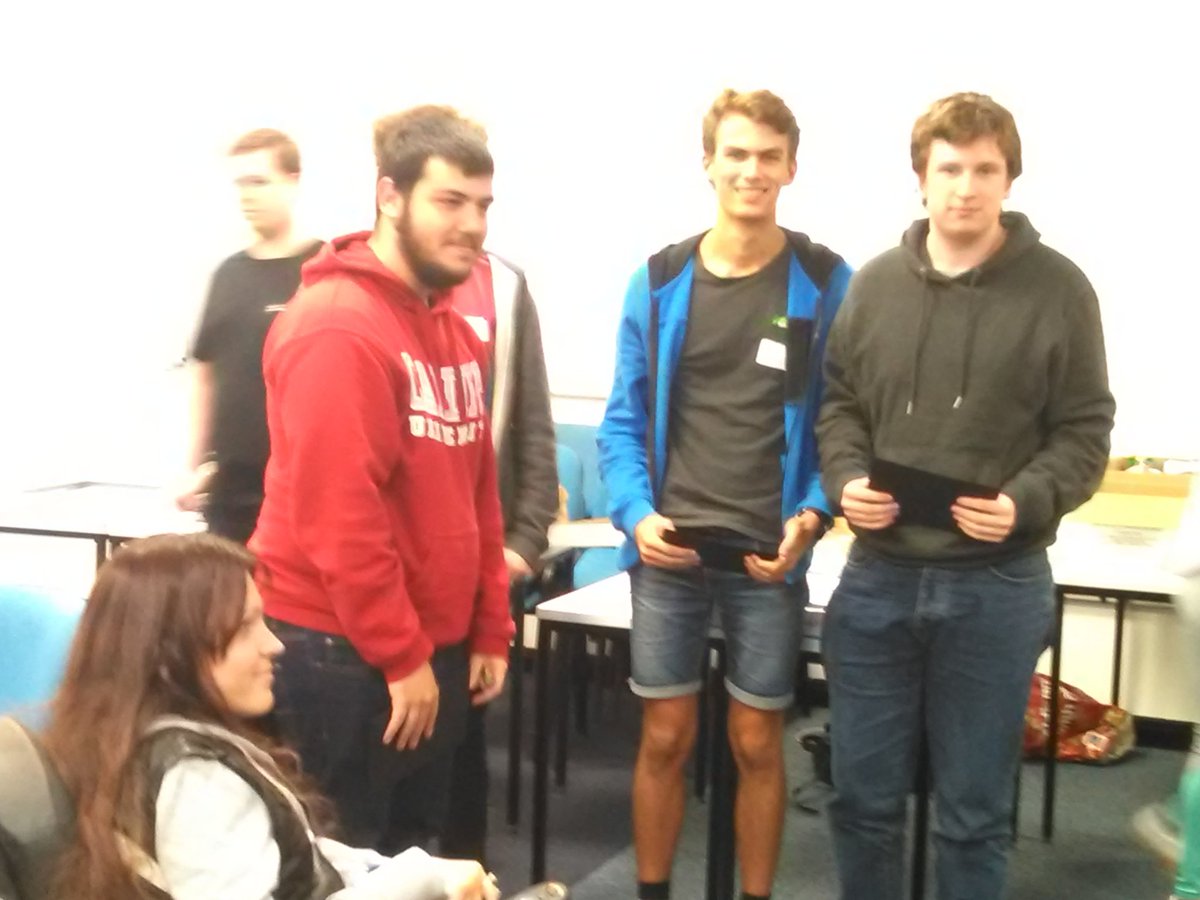 teehanc's tweet photo. Our hackathon winners well done to all who took part @CompScienceCU @Inspiretec_UK #CUhack https://t.co/OZvbcOS6fS