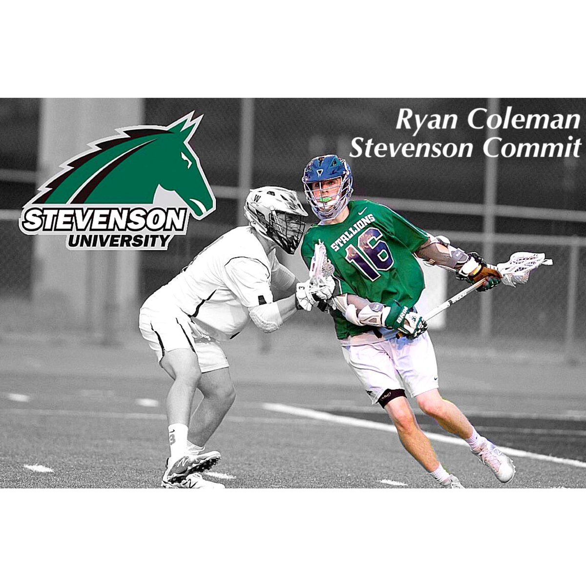 mooseLAX3's tweet photo. I am very excited & blessed to announce my verbal commitment to Stevenson University! Go Mustangs! #stangsfamily 🐎 https://t.co/7SezP0exgd