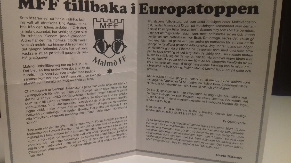 Malmolaget's tweet photo. 7 år senare och 3 år tidigare.
2010-talets mäktigaste profetia! https://t.co/L14FFTUeuI