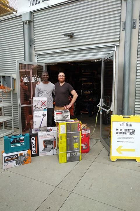 YYCTOOLLIBRARY's tweet photo. A huge thank you to @JCICanada for donating tools! Super handy additions for our members to borrow 🙌🏽
#Tools4All #coolCalgarians #LoveYYC https://t.co/QZa3sw2Oq4