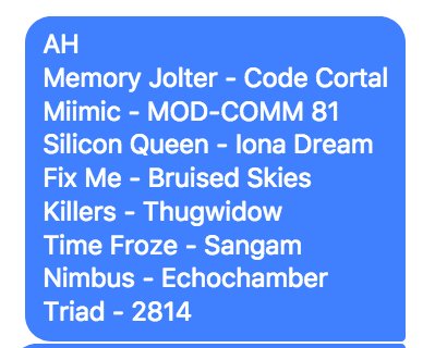 Mix for <a href="/DUGA__3/">DUGA 3</a> featuring my favourite tracks from all 4 <a href="/dream_catalogue/">dream catalogue</a> Chaos Compilations. 30m - 1hr mark
mixcloud.com/DUGA3/duga-3-s…