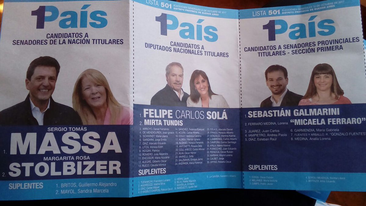 NicoLucker's tweet photo. #EleccionesArgentina Ya voté #1Pais 👈 Lista completa #Lista501 https://t.co/l1JWxpvGE6