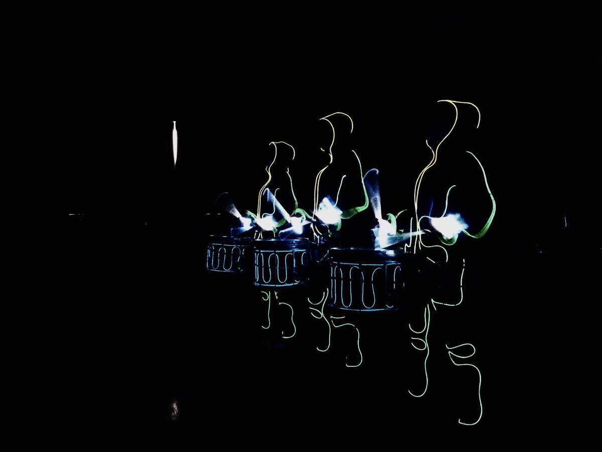 corepercussion's tweet photo. 今日は明後日の本番に向けての仕込みやリハーサル!
#鼓和
#LEDdrum https://t.co/Cy42kXeNIF