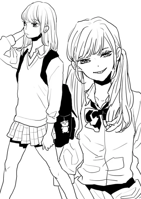 たまにむっしょ〜〜に女の子が描きたくなる 