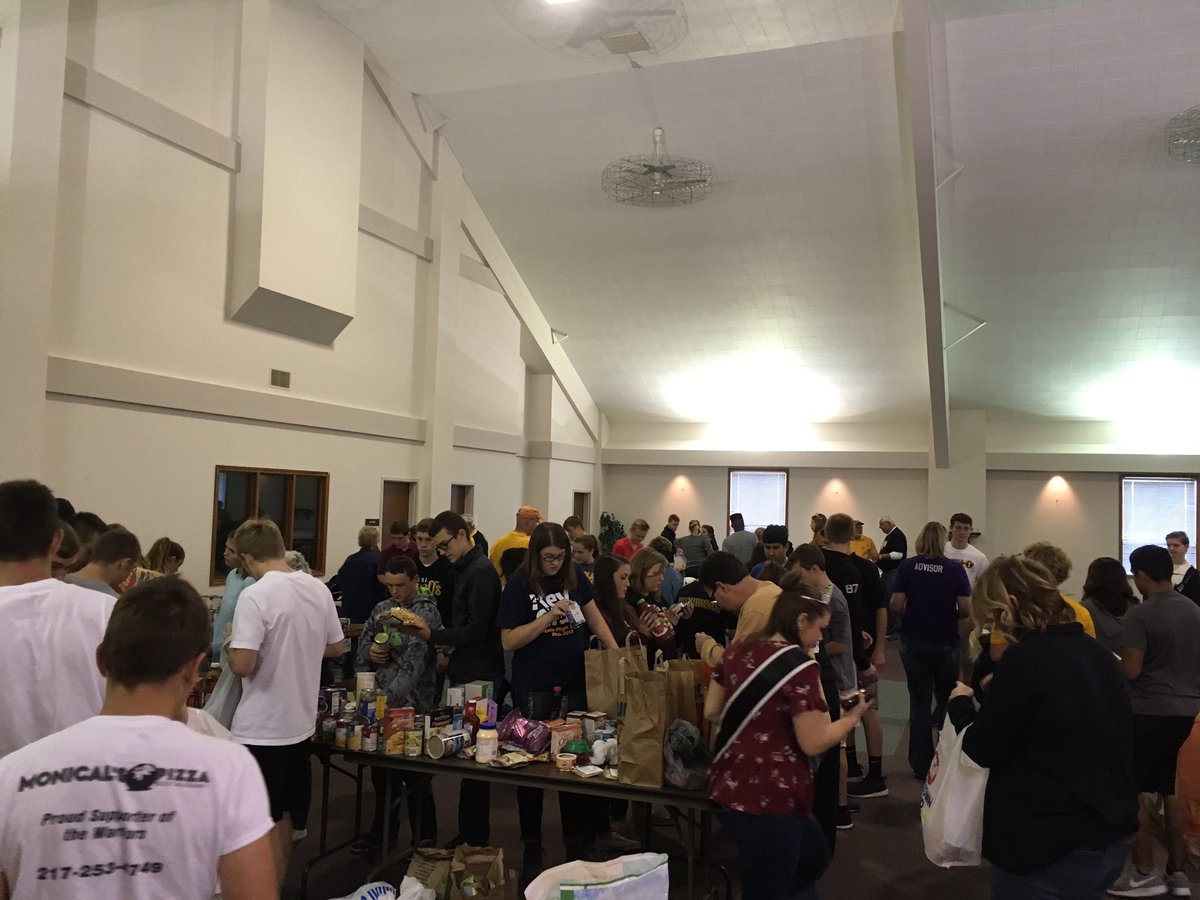 tuscolarotary's tweet photo. Our Food Drive for SAM Pantry yesterday was the biggest we've ever had - 20,000 pounds collected (once financial donations were converted)! https://t.co/4HQh92ZYK2