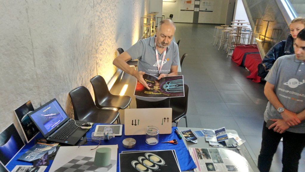 plasmarmuse's tweet photo. And #SpaceUpCA is now over! Excellent week-end with a really great organizing team, thanks a lot @SpaceUpCoteAzur @MarieLaree! https://t.co/RrH4RQpy62