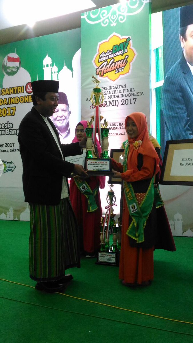 toniafto's tweet photo. Penganugerahan finalis Audisi Dai Muda Indonesia (Adami) MADANi
#Santrimadani 
#harisantrinasional https://t.co/EXQ9aTugao