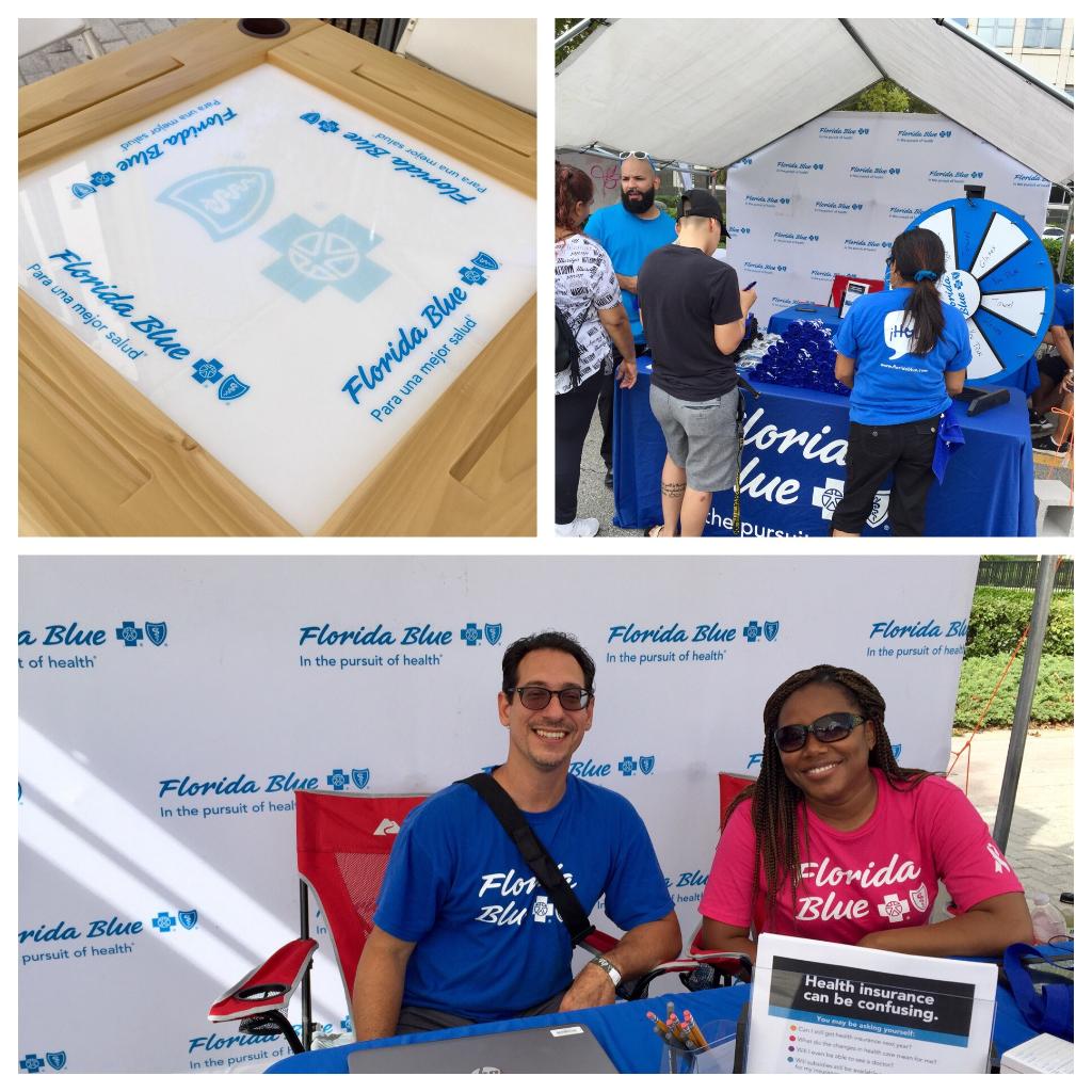FLBlue's tweet photo. #CalleOrange is getting started in Downtown #Orlando! We are here with #DominoUSA all day! https://t.co/vAarQhXNnq